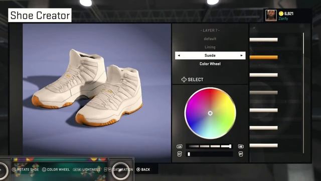 NBA 2K15 Shoe Creator - Air Jordan 11 Low "Citrus"
