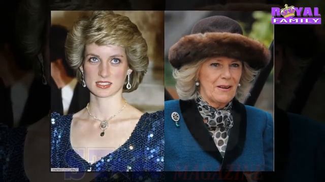 Princess Diana was given jewellery as a wedding gift by the Queen Mother - Now Camilla wears it