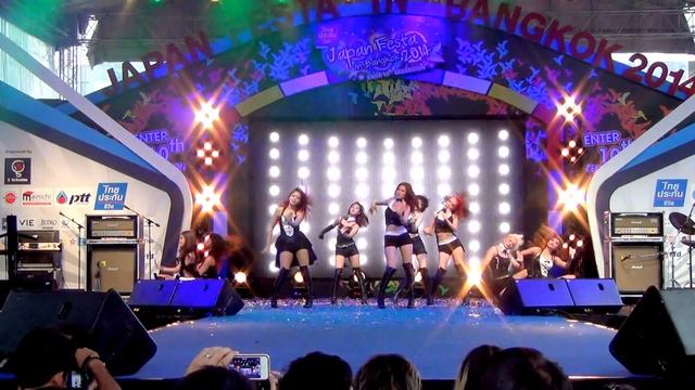 140831 [Wide] Iris cover Nine Muses - Figaro + Gun @Japan Festa in Bangkok 2014