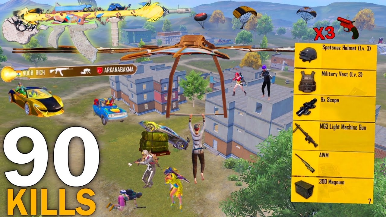90 УБИЙСТВ!!😱В 2 МАТЧАХ 🔥 Pubg mobile