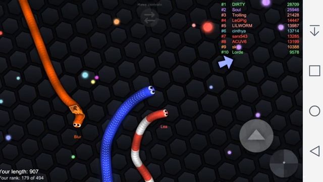 Слизер.ио slither.io играем набираем убиваем!