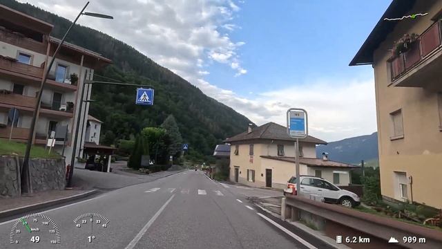 Edelweiss Ultimate Alps Tour, July 2023: Day 5, Riding to Parking at Hotel Sasso Rosso (Val di Sole