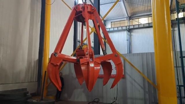 2M3  Orange Peel Grab for Sale Libya for 9 Ton Steel Scrap Crane