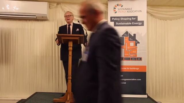 Lord Deben - Sustainable Energy Association Christmas Reception 2017