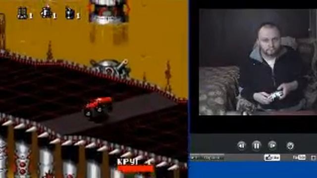 Sega mega drive 2 Rock n' Roll Racing Уровень 1 Вячеслав