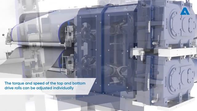 ANDRITZ drive roll press nip on twin wire presses