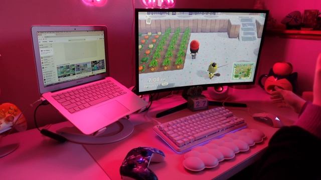 Pink Gaming Setup 2023