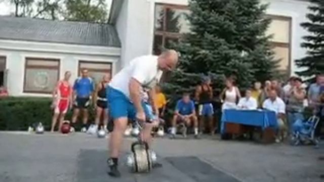 ТЯГА ГИРИ 100КГ НА РУЧКЕ ROLLING THUNDER НА 12!ИГОРЬ КУПИНСКИЙ.RH ROLLING THUNDER 100KG BELL DL 4 1