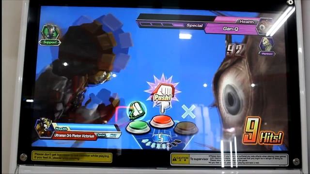 Ultraman Orb Photon Victorium & Ultraman Zero Vs GanQ & Red King ( Ultraman Fusion Fight )