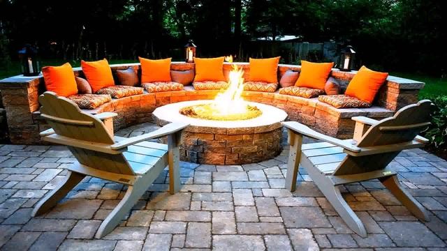 Patio For Fire Pit Design (see description)