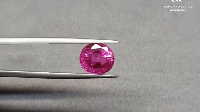 Unheated pink sapphire 6.54 ct, Madagascar (GRS)