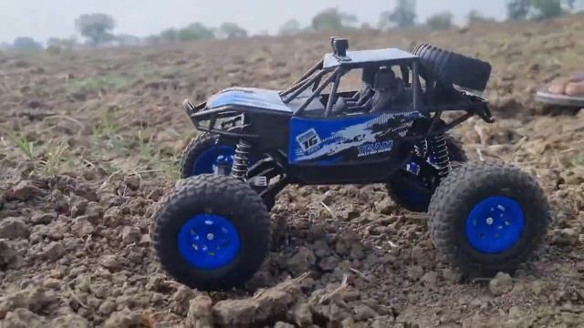 Dallao Waterproof Remote Control Rock Crawler RC Monster Car with wheel Remote 4 Wheel, 1 stepnee,