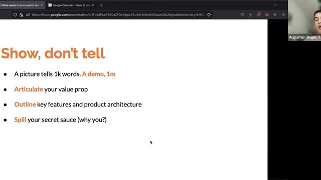Xoogler.co: What needs to be in a pitch deck - Augie Ilag (ex-Sequoia Capital)