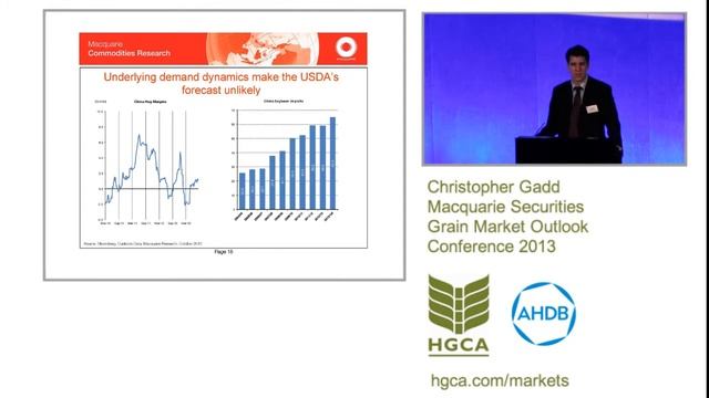 Macquarie's Outlook for Oilseeds 2013: Chris Gadd, Grain Market Outlook Conference 2013