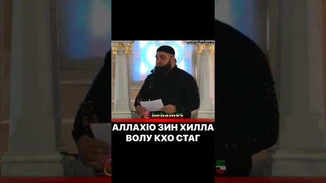 (Хаза хьехам)Аллах1о зин хилла воллу кхо стаг