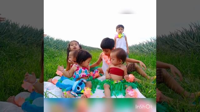 theme: Lilo and stitch❤️ #cassia@1 with cousins🥰😘