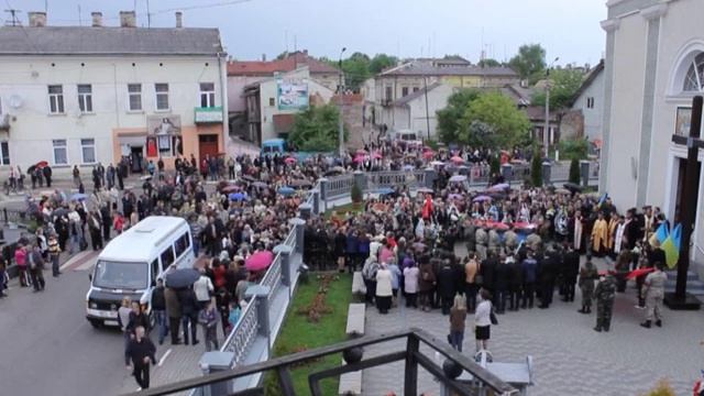 Похорон Юрія Дяковського 8 трравня 2014р.