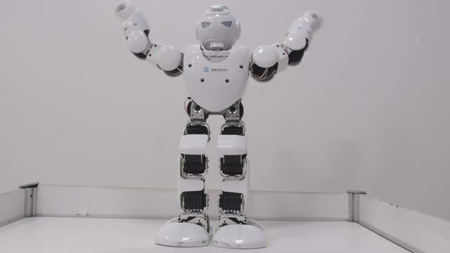Robots dance.
