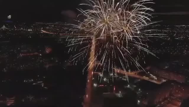 Салют на корпоратив.