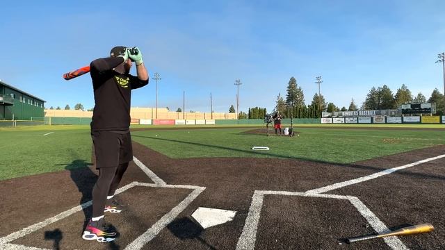 Hitting with the 2024 DEMARINI VOODOO ONE | BBCOR Baseball Bat Review