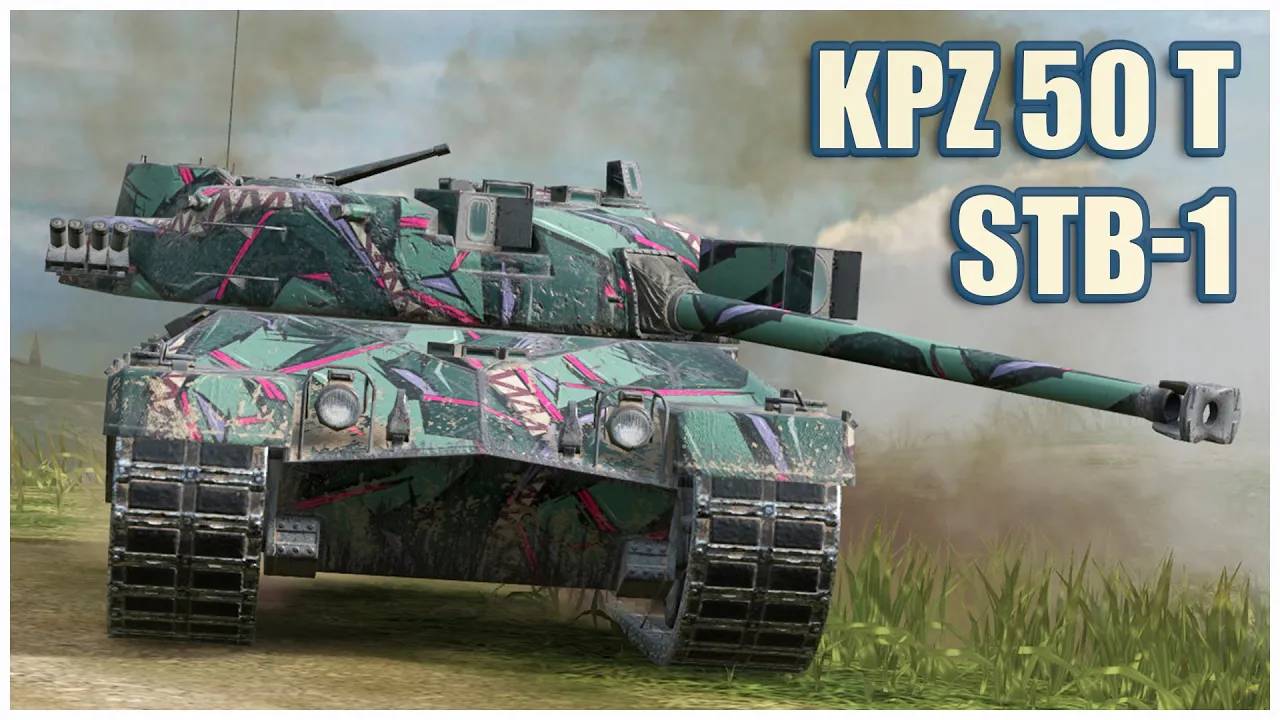 Kampfpanzer 50 t, STB-1 & Type 71  Tanks blitz Gameplay