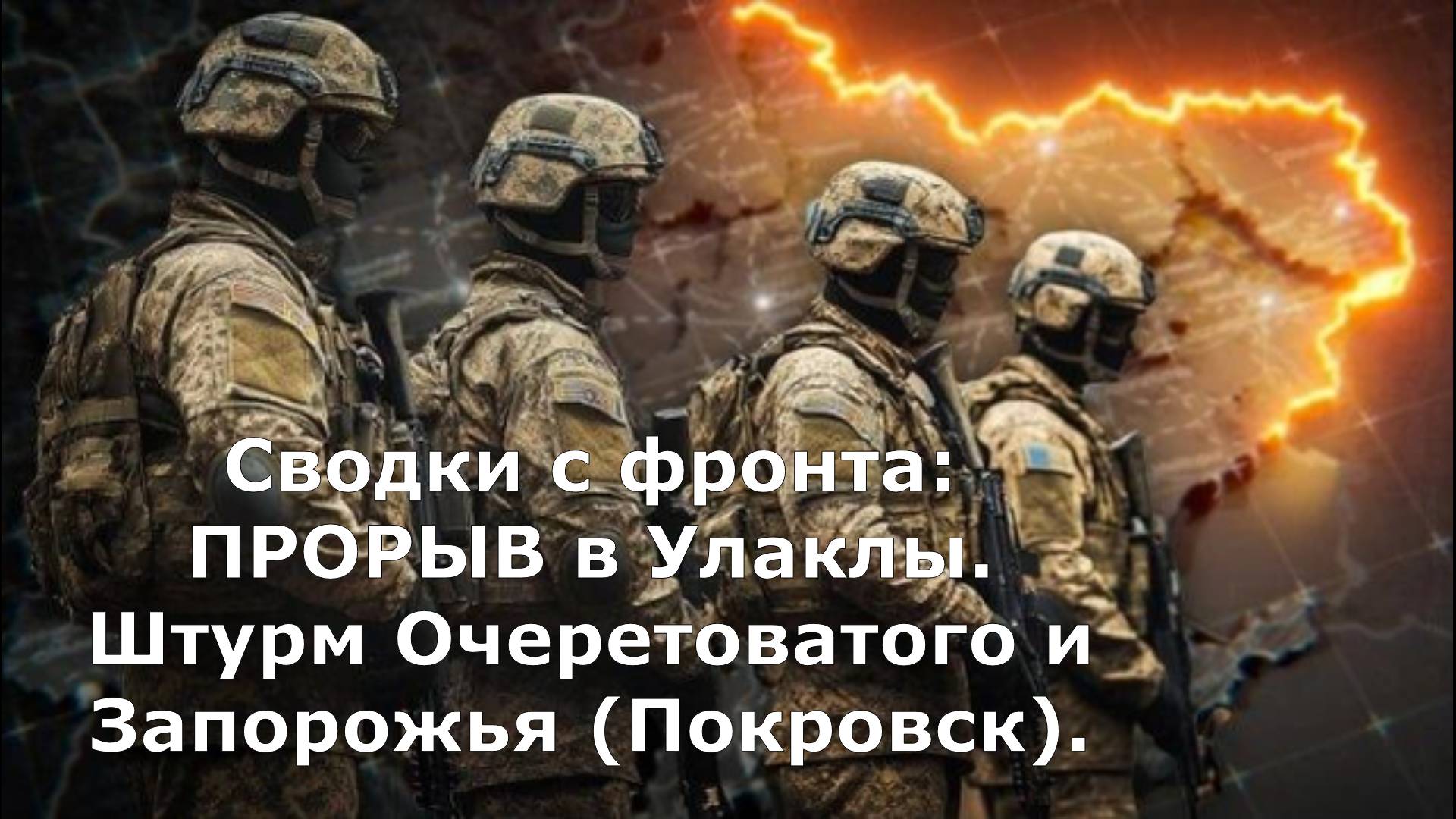 Сводки с фронта: ПРОРЫВ в Улаклы. Штурм Очеретоватого и Запорожья (Покровск).