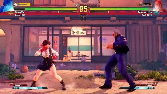 SFV ae Master Sakura vs Tokyodrifta (Urien)
