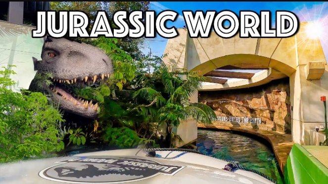 Jurassic world Universal studios Orlando #jurassic world #dreamworks