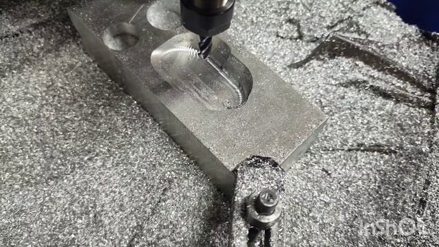 ЧПУ обработка модели камеры сгорания ваз 2101