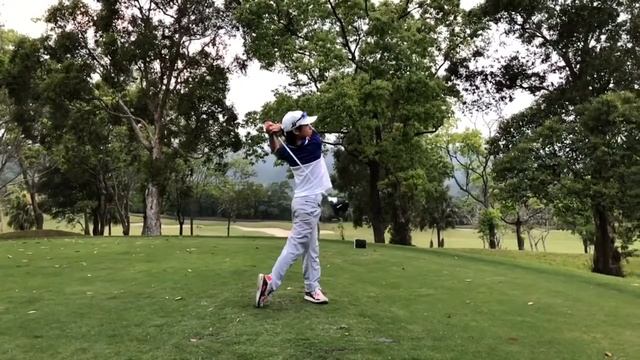 Leo’s Driver Swing Slow Motion 11.04.2018