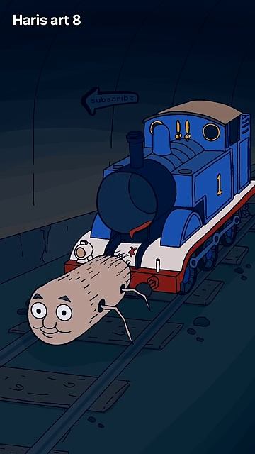 Жутки паровозик Томас Animation Scary Thomas the Tank Engine