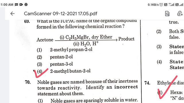 Neet answer key 2021 Chemistry Part | Neet Solution | Question paper analysis | CBSE Chemistry