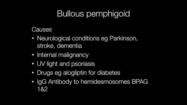 Bullous Pemphigoid - Pathology mini tutorials
