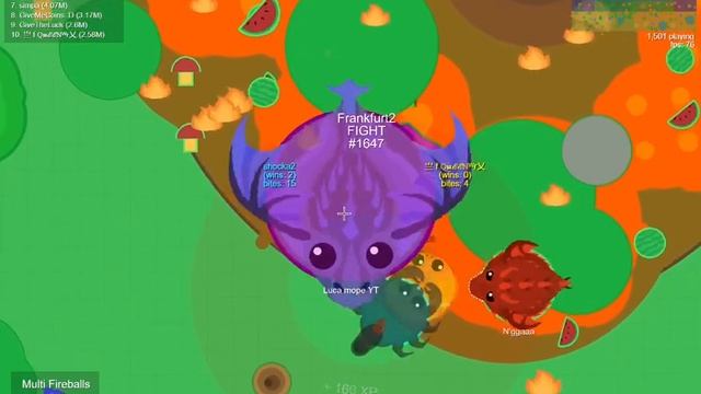 mope io | killed king dragon (75 fps) | Luca mope