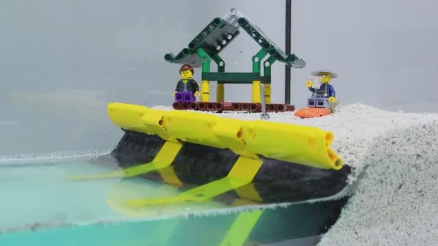 Морская защита из конструктора LEGO! Создание и тестирование!