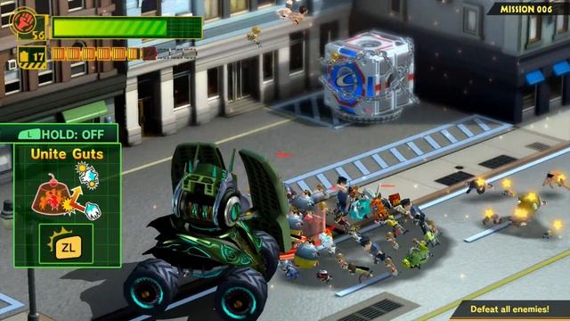 The Wonderful 101 - Wonder Jump QTE Sequence, Hoedown Battle (Died) HD Gamplay Wii U
