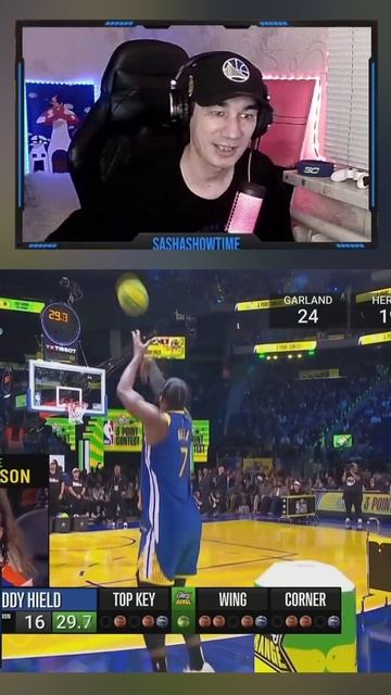 Помогаю Бадди Хилду на конкурсе трехочковых НБА 2025 😁🏀