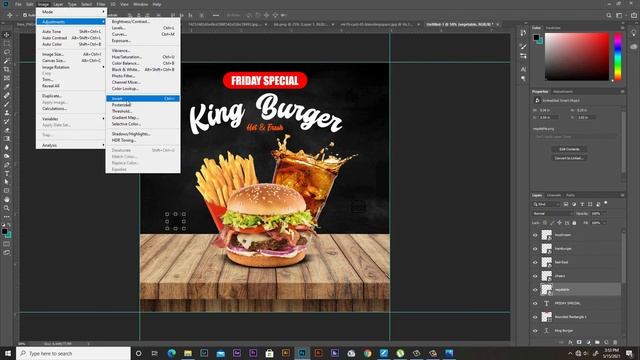 How to Design a Burger Restaurant Flyer - Photoshop Tutorial