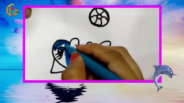 How to turn Number 23 into a  DOLPHIN || Kishore Gfx