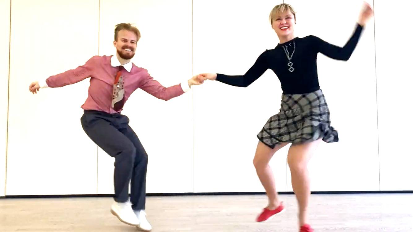 Swing Dance Routine I Know How To Do It by Sondre  Tanya. Танцы