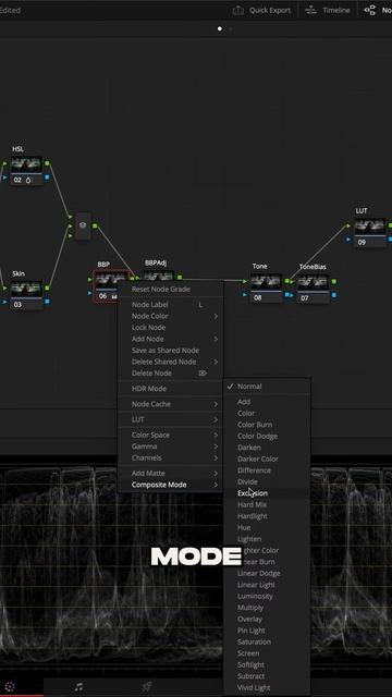 Quick & Easy Bleach Bypass Effect in DaVinci Resolve  #davinchiresolve #colorgrading