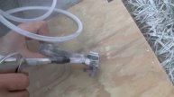 DIY soda blaster: clean your parts with compressed air and baking soda!