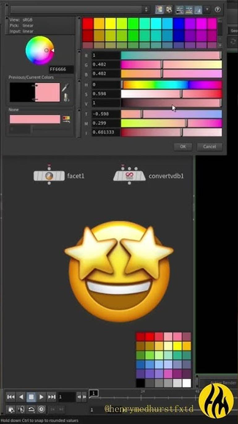 Houdini Python - Make any node any color
