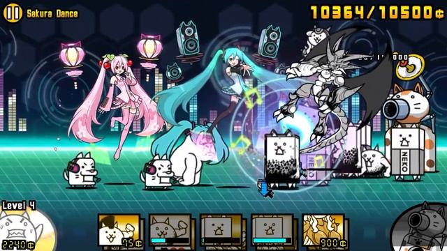 The Battle Cats - MIKU CHERRY - Sakura Dance