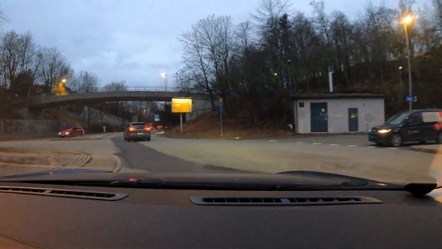 Driving out of Oslo into the suburbs | Norway 4K