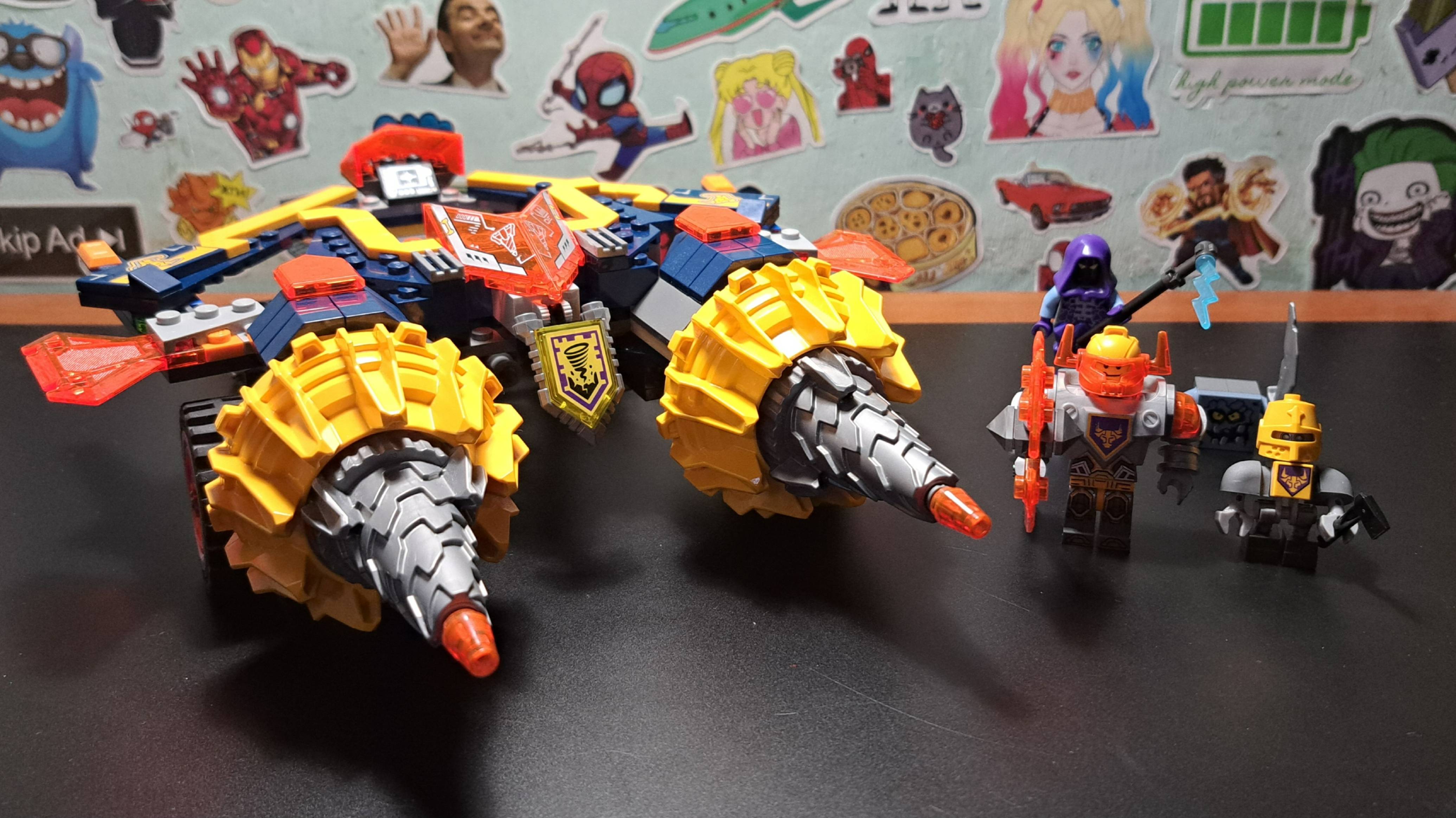 Буровая машина АКСЕЛЯ | NEXO KNIGHTS / Обзор раритета!