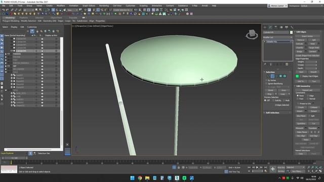 11.4 - Tubular fixture, kitchen island PT2