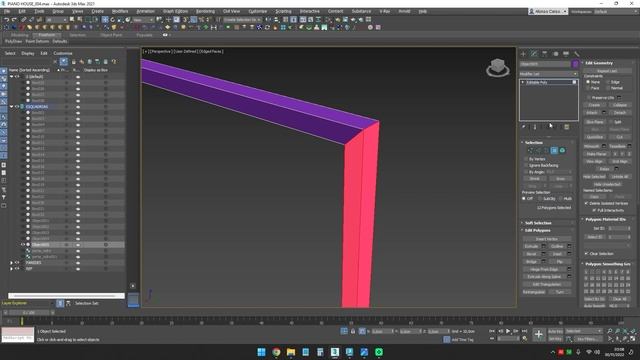 6.20 - Creating a single-leaf glass door