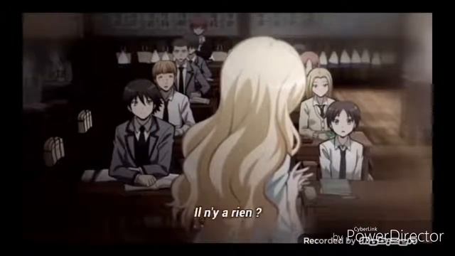 Assassination classroom Nagisa et Kayano s'embrasse