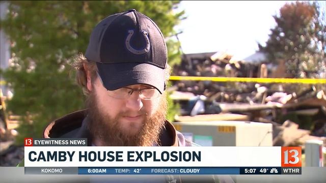 Camby house explosion investigation
